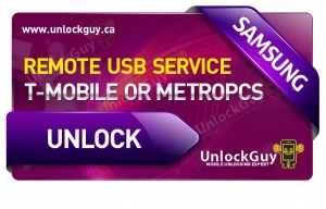 T-MOBILE OR METROPCS SAMSUNG *REMOTE USB UNLOCK*